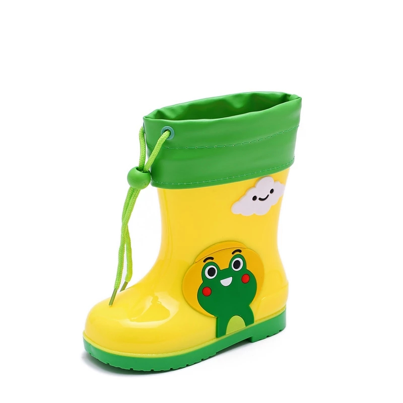 Cartoon Animals Kids Rain Shoes for Children PVC Rain Boots