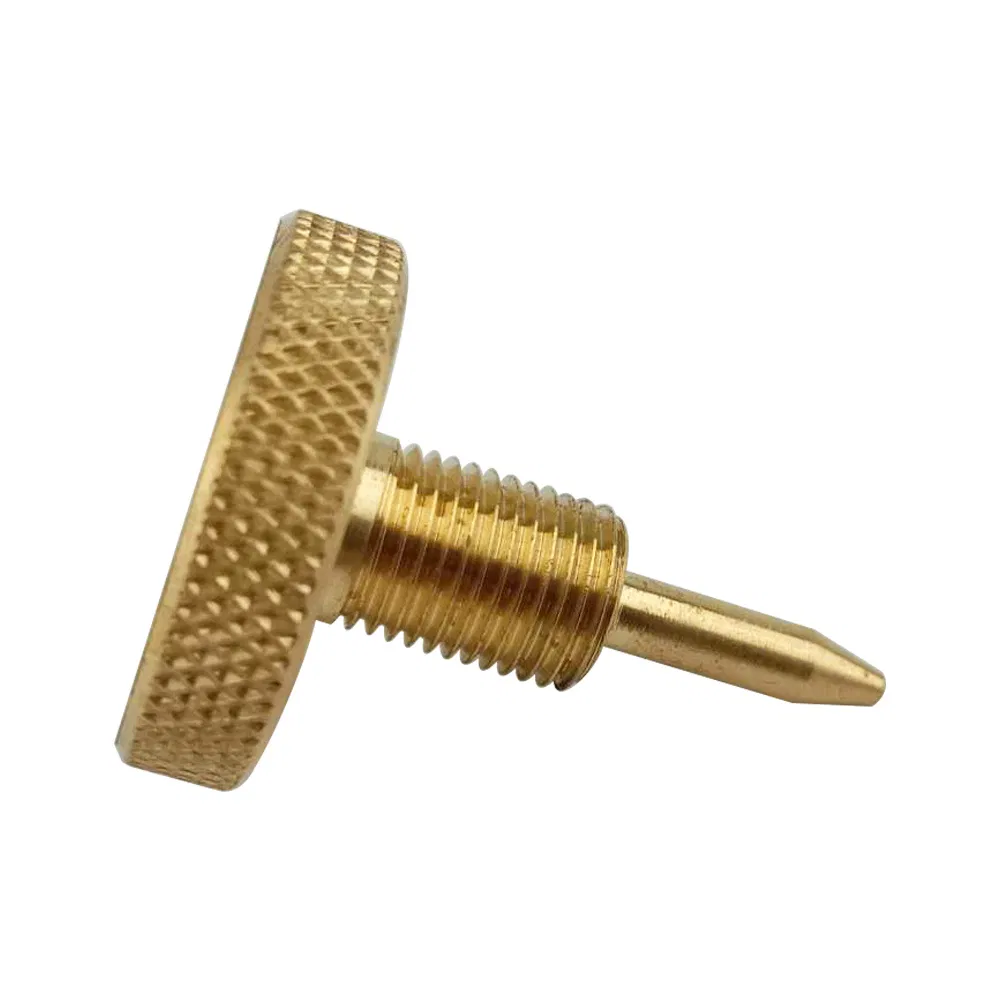 High Precision M3 Stainless Steel Flat Head Knurled Thumb Screws with Round Knurling Head Brass Aluminum Metal Knob Screws M6 M3