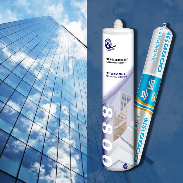 590ml Sausage Waterproof Clear Grey Structural Glass Insulating Caulking Adhesives Sealants Silicone