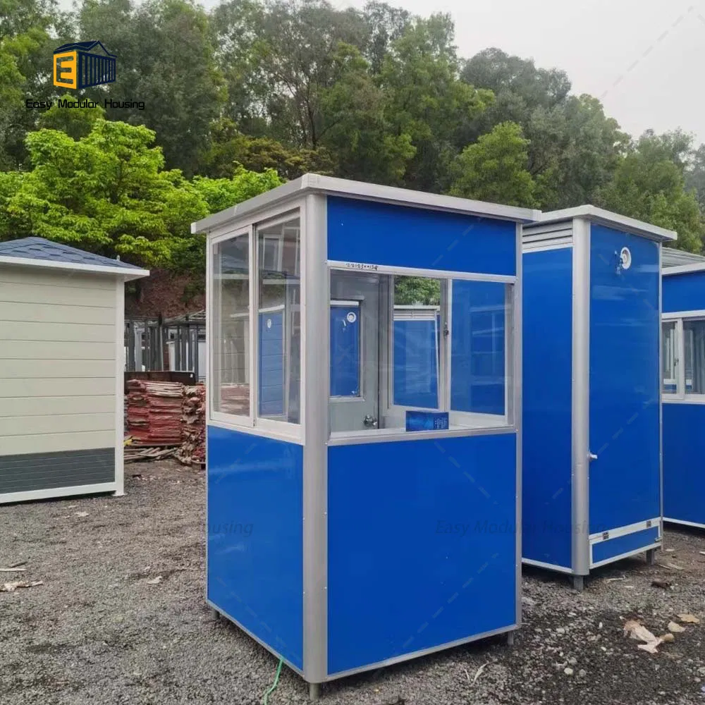 Factory Manufacturer Secure Prefabricated Outdoor Modular Movable Portable EPS Security Sentry Box Booth Guard House
