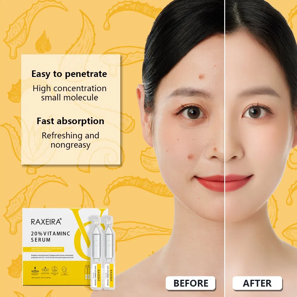 Private Custom High Quality Vitamin C Serum for Face & Dry Skin