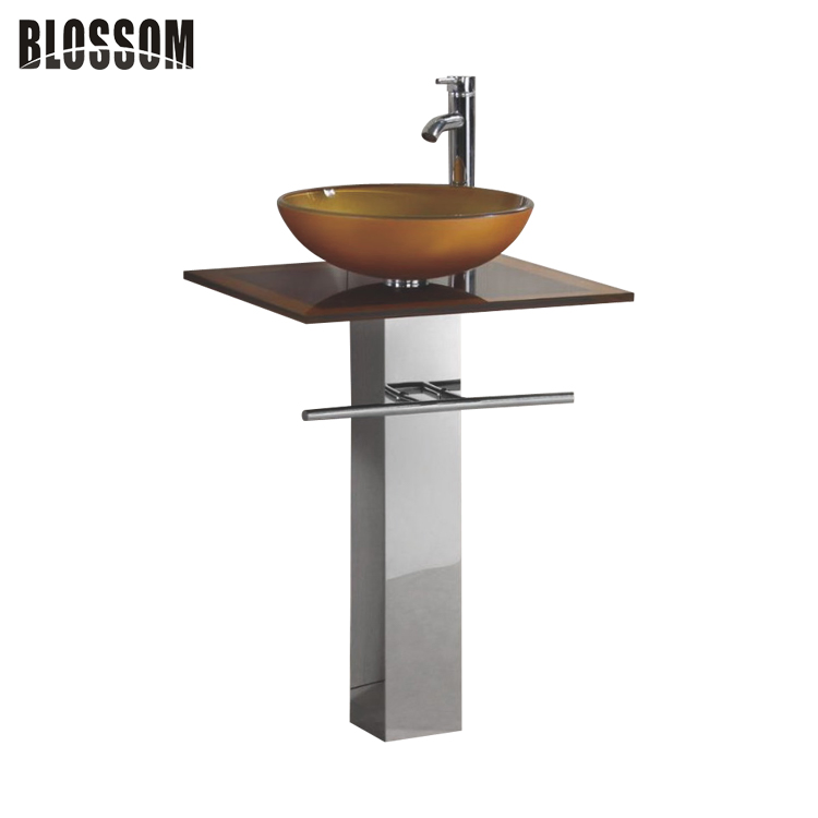 Стеклянная раковина для ванной из Китая