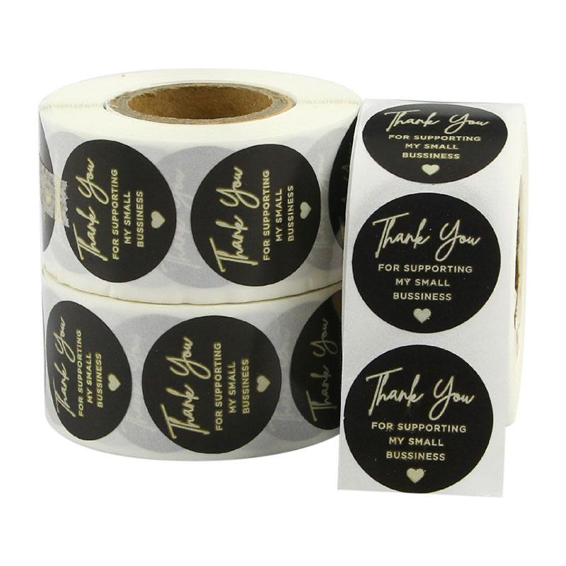 Eco-Friendly Round Thermal Labels for DIY Projects and Branding