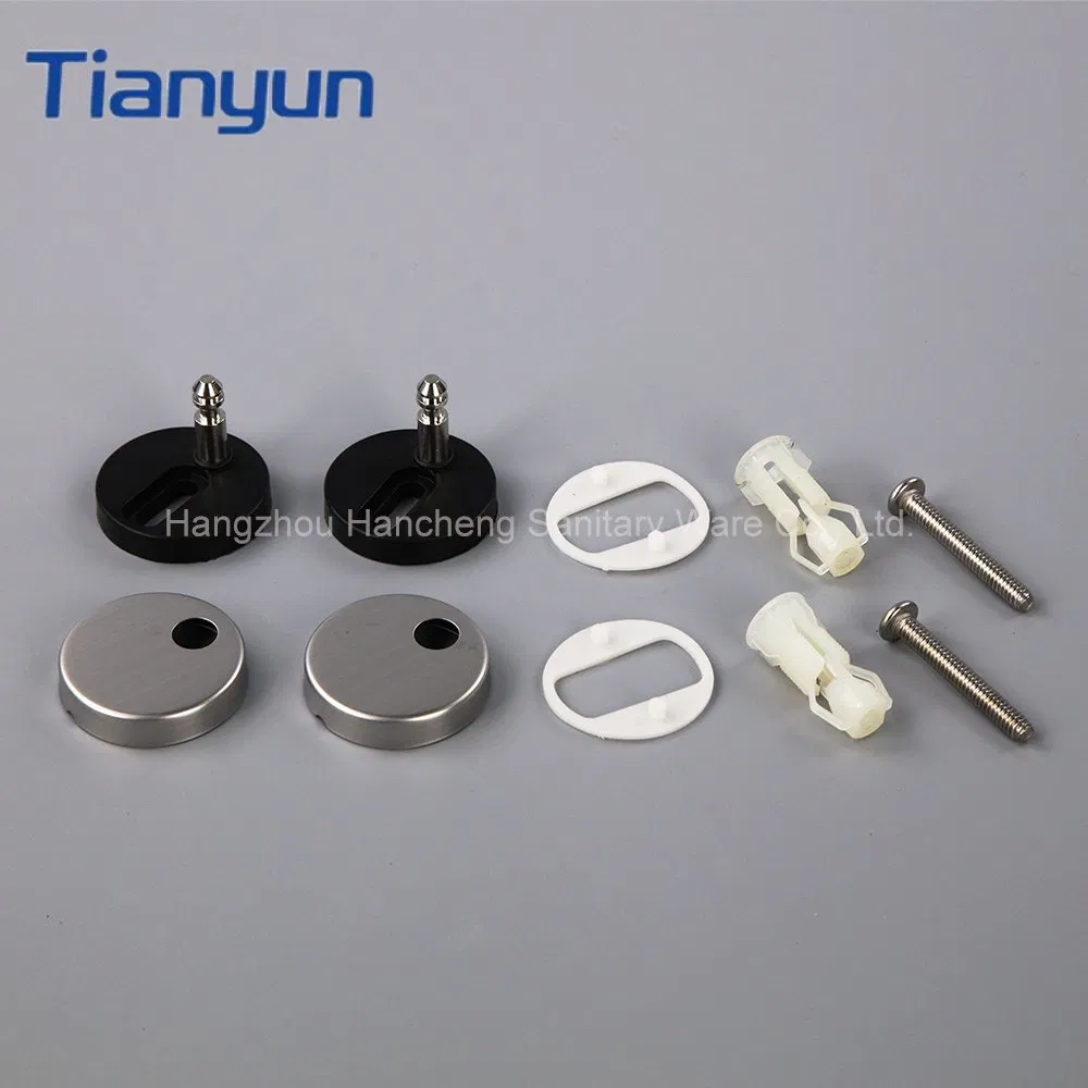 Easy Install Toilet Seat Accessories Fitting Ss Quick Release Hinges for Toilet Seat Cover