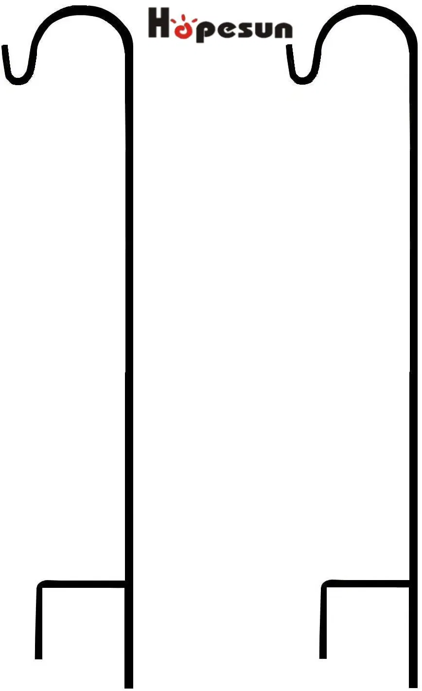 Adjustable Shepherd Hook, Heavy Duty Plant Hanger with Coating, Metal Hook Hangers for Plant Pot, Weddings, Flower Basket