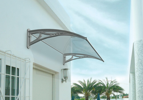 Sleek Polycarbonate Door Canopy Awning - Sunshade H1200p-1.5m