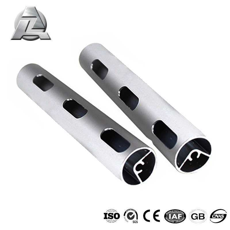 Industrial Scientific Big Large Od 110mm 125mm 150mm Metal Extruded Aluminium Alloy Pipe Tube Hollow Section Extrusion Profile