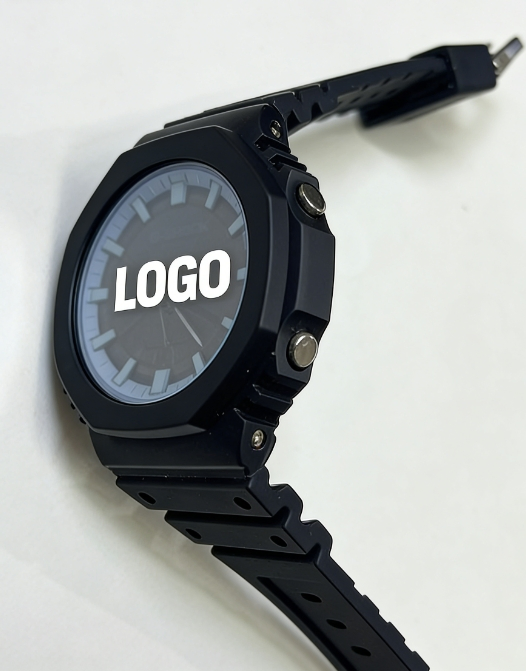 Youth-Designed New Fashion Men's Black Watch, High-End Luxury Minimalist Scale Men's Watch, Personalized Versatile Quartz Watch.