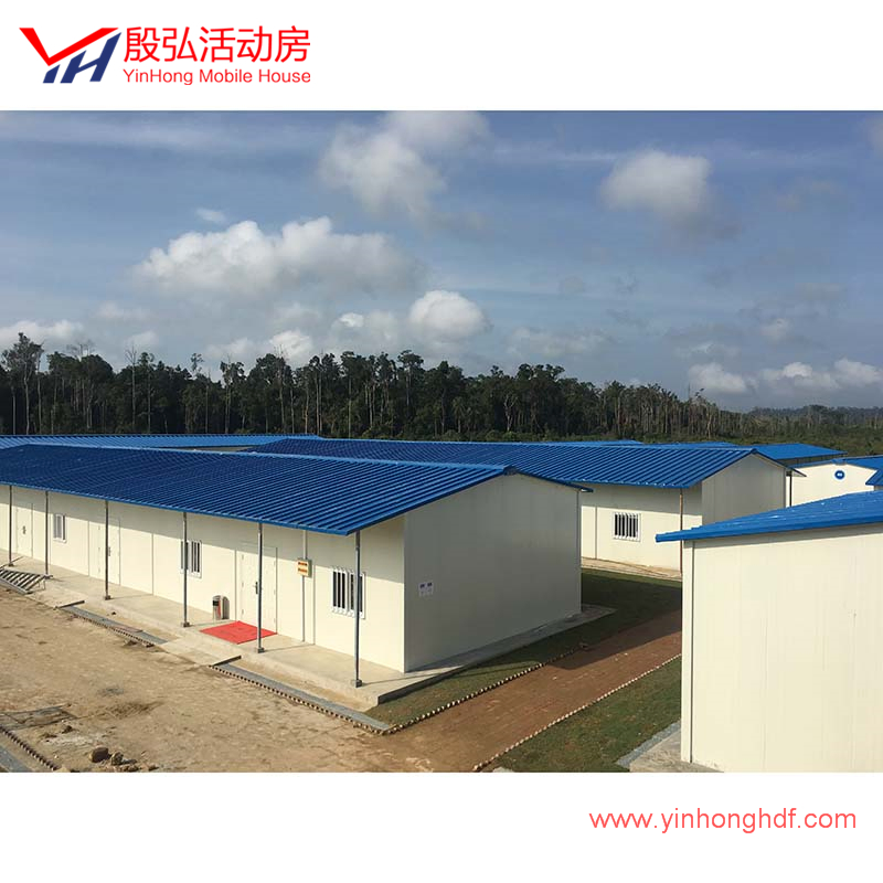 Africa Cheap Cladding Prefab Steel Structure Factory Caravan Prefab House