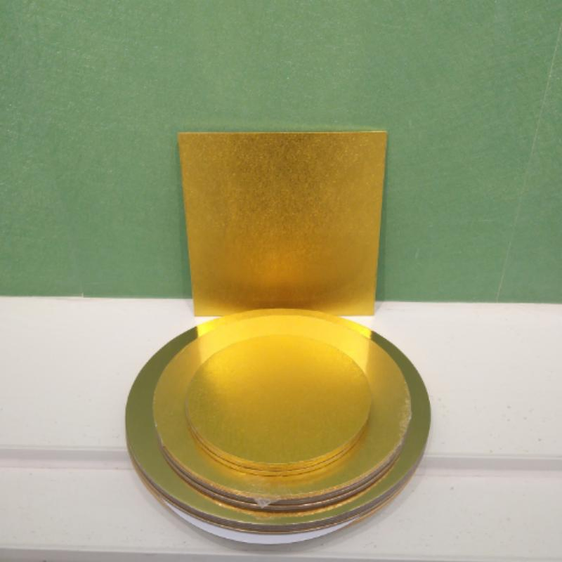 Wholesale Custom Sizes Color Paper Corrugated Cake Board Mat Base Card Food Packaging