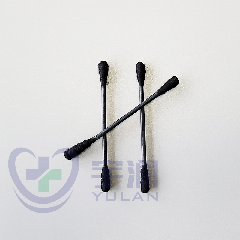 Disposable Paper Stick Black Medical Cotton Bud Cosmetic Tip Cotton Swab