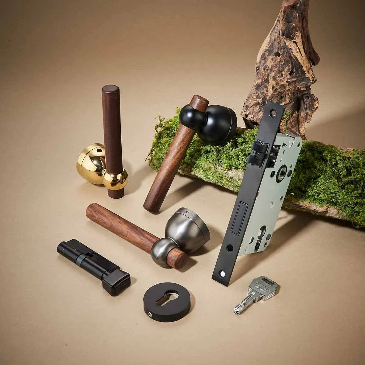 Premium Efficient Zinc Interior Door Handle Lock - Lightweight 480g Design From China