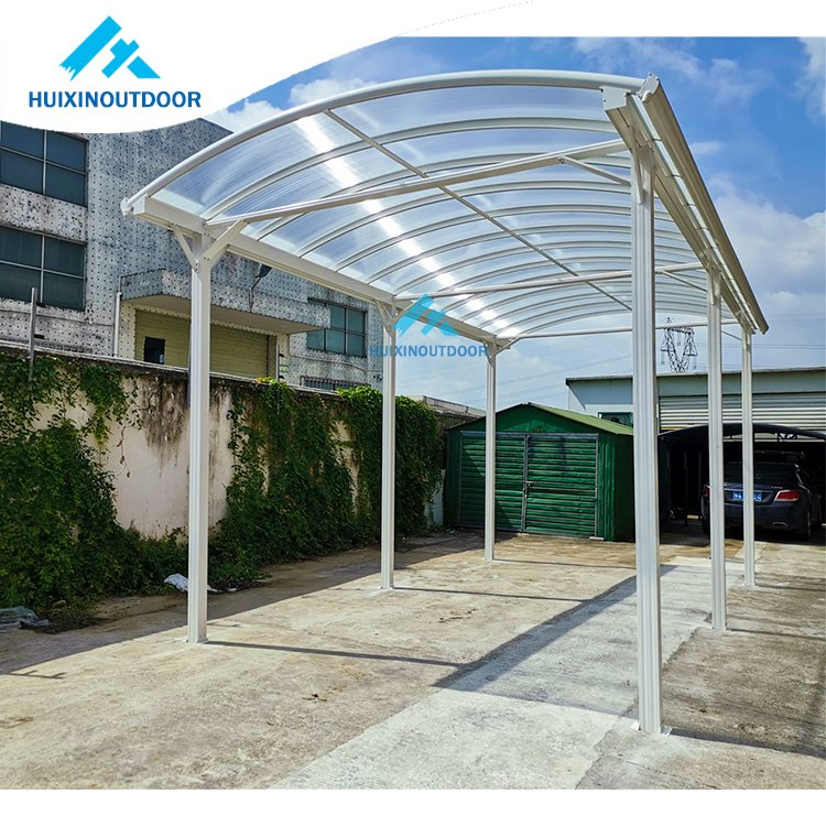 Waterproof Aluminum Part RV Composite Panel Sun Metal Frame Car Shed Foldable