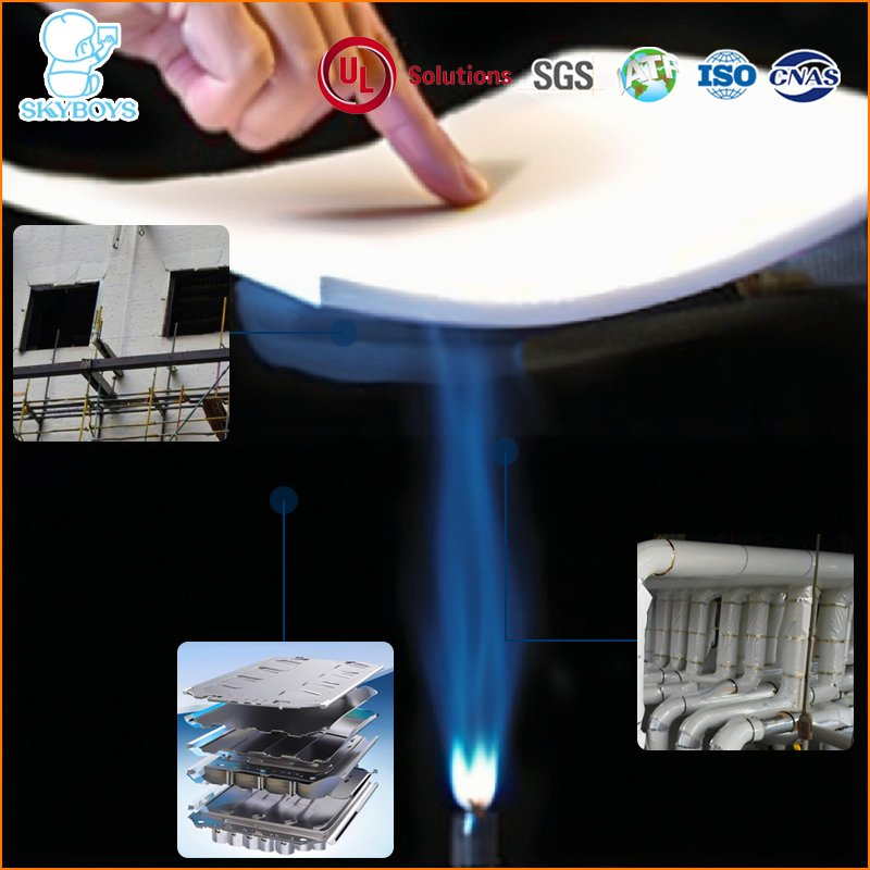 Building Material 3mm 6mm 10mm Hydrophobic Thermal Insulation Silica Innovative White Nanoporous Aerogel Felt Blanket Sheet Insulation for Building Oven