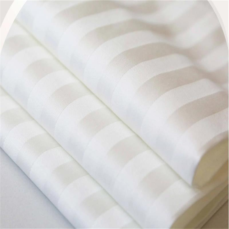 50% Cotton 50% Polyester 1cm Stripe Envelop Design Duvet Cover with Hand Hole
