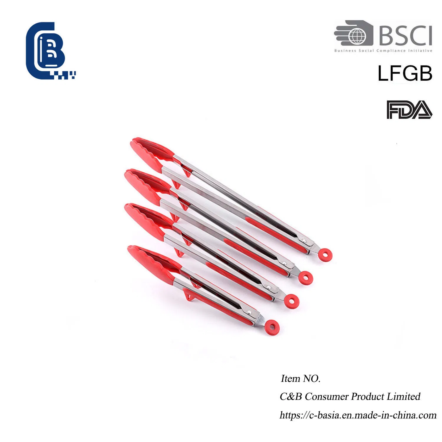 9 Inch Pasta Spaghetti Noodles Serving Food Tongs Tweezer Clip Kitchen Tools