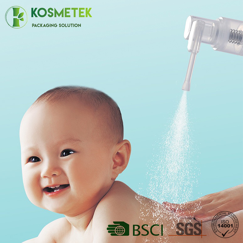 Good Sealing Pet Plastic Body Hair Powder Spray Bottle with Long Nozzle