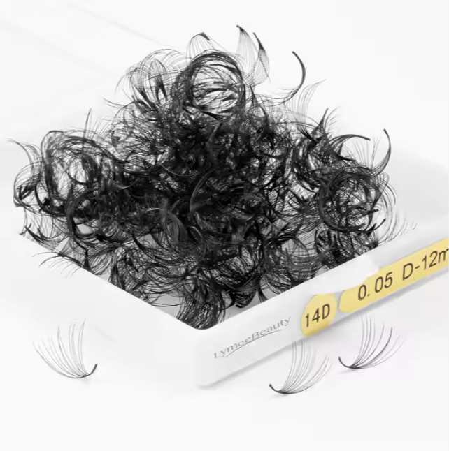 OEM Private Label Lashes Tray Premade Loose Fan Lashes Wispy Loose Pre