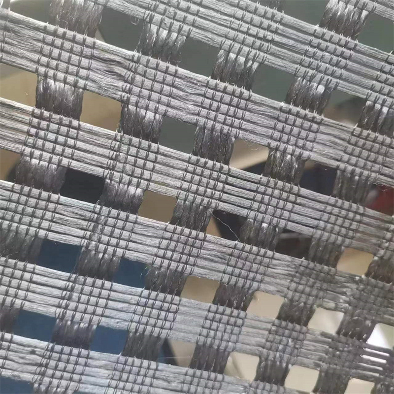 Warp Knitted Polyester Geogrid for Soil Stabilization