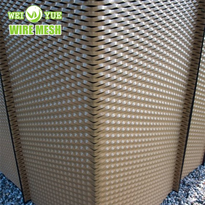 Aluminum Expanded Metal Mesh Exterior Facade Panel