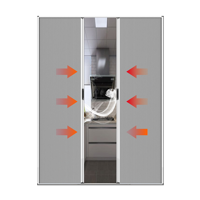 New Design Interior Room Aluminium Honeycomb Blind Sliding Door Non-Woven Fabric Folding Slide Retractable Door Window Blinds