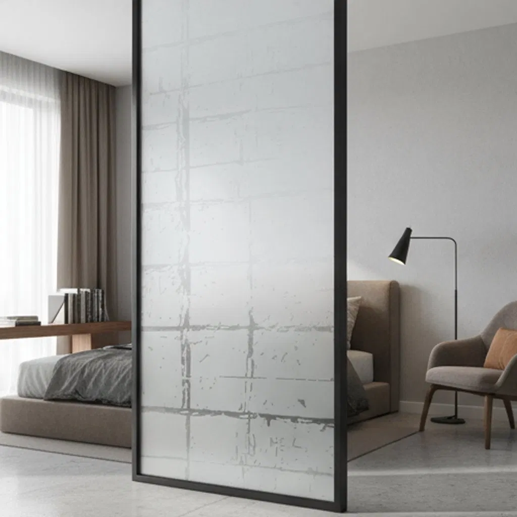 Acid Pickling and Hazy Frosting Glass for Luxury Hotel Bathrooms
