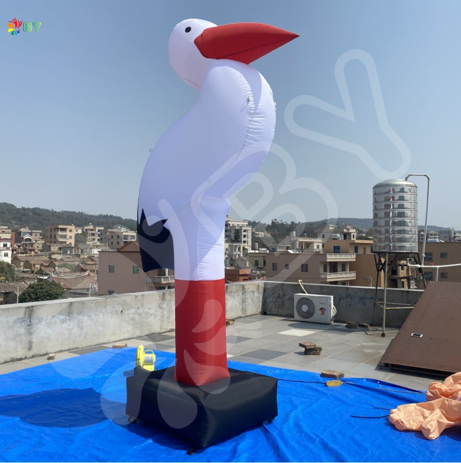Advertising Inflatable Crane Cartoon, Holland Inflatable Stork