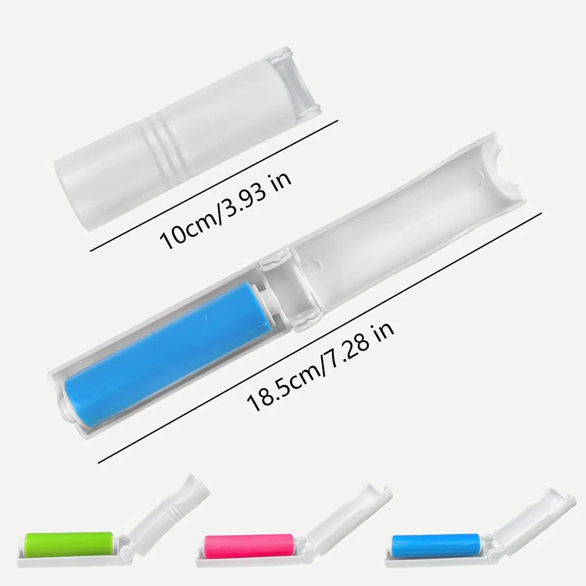 Cleanup 3 Pack of Reusable Lint Rollers 3 Colors Foldable Mini Lint Roller Small and Portable to Easily Remove Lint Hair Dust and Pet Hair