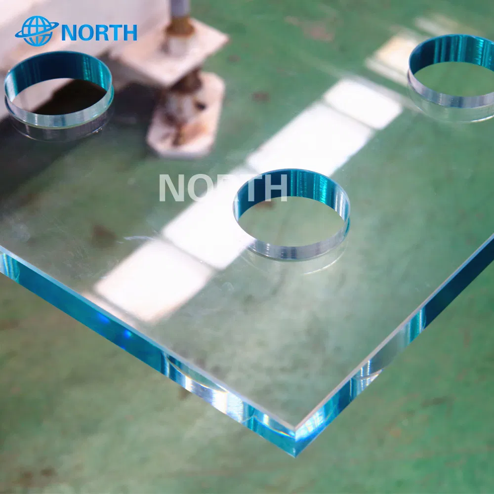Gradient Acid Etched Ultra Clear Glass Frost Glass for Partition