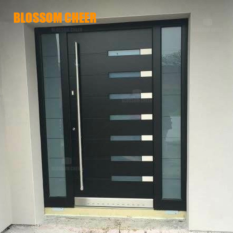 2026 New Design Modern Entry Door Design Stainless Steel Doors for House