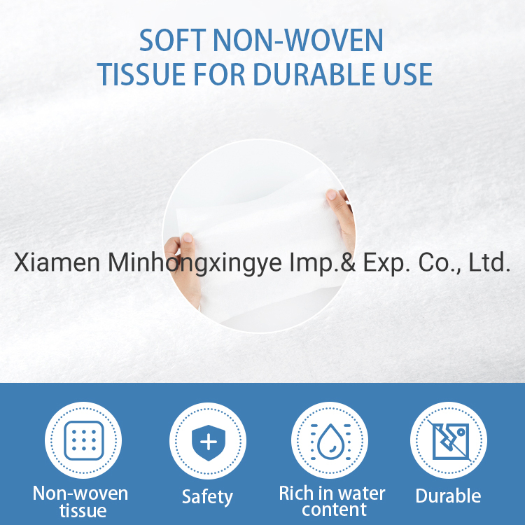 Baby Products Factory Price in Stock Wet Wipe 75% Alcohol Wipes 80 Sheets Wet Cleaning Quick Hand Cleaning Wipes
