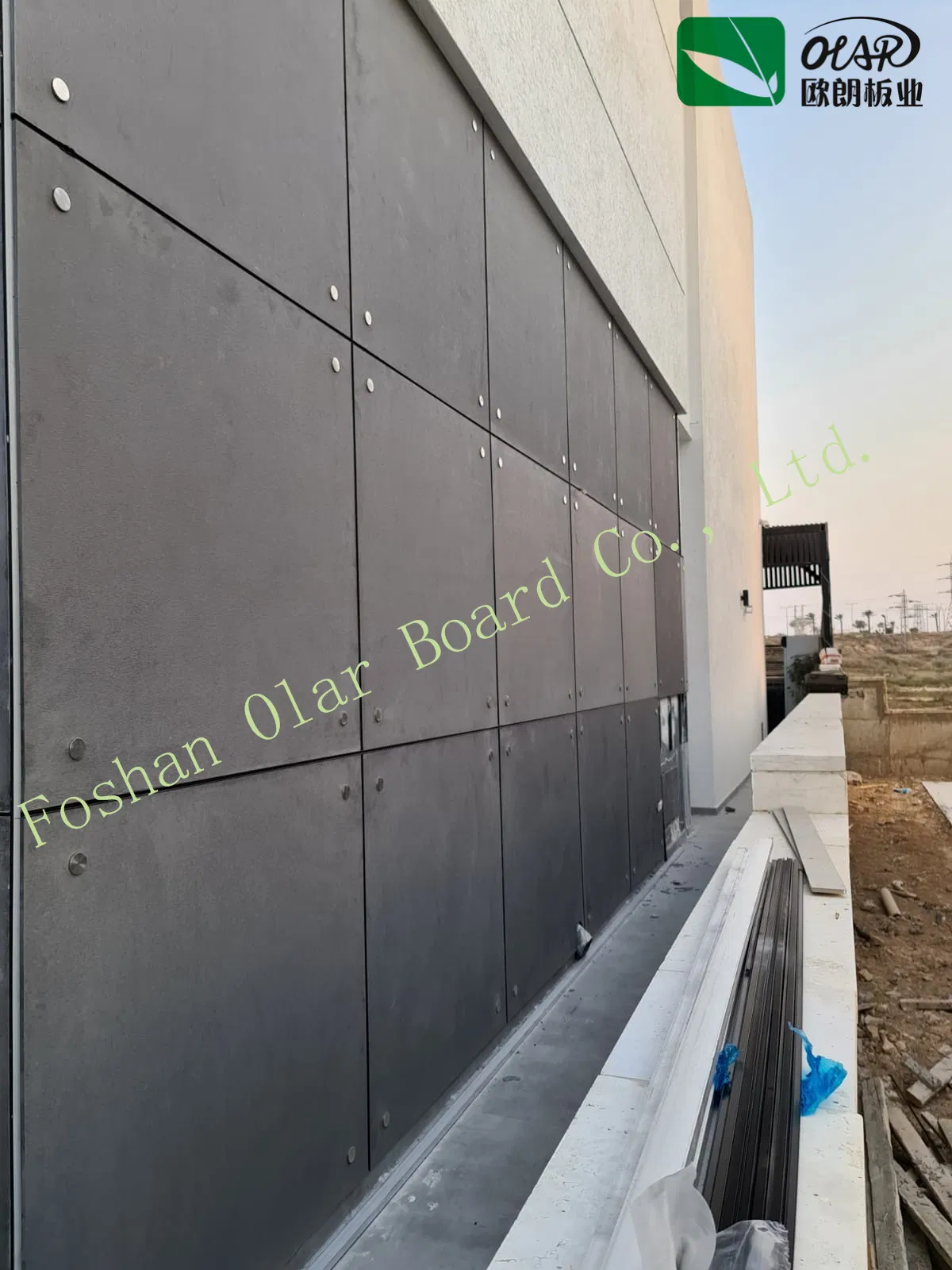 Fiber Cement Board Cladding Panel--CE Approved Color-Through Facade