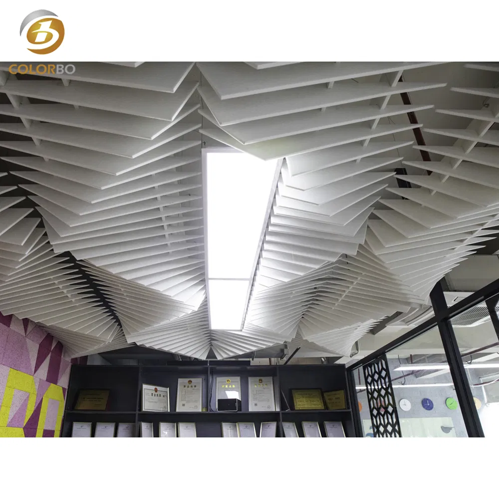 High performance Eco Protction Carton Packed Pet Acoustic Boards Decoration Material Decorative Panel