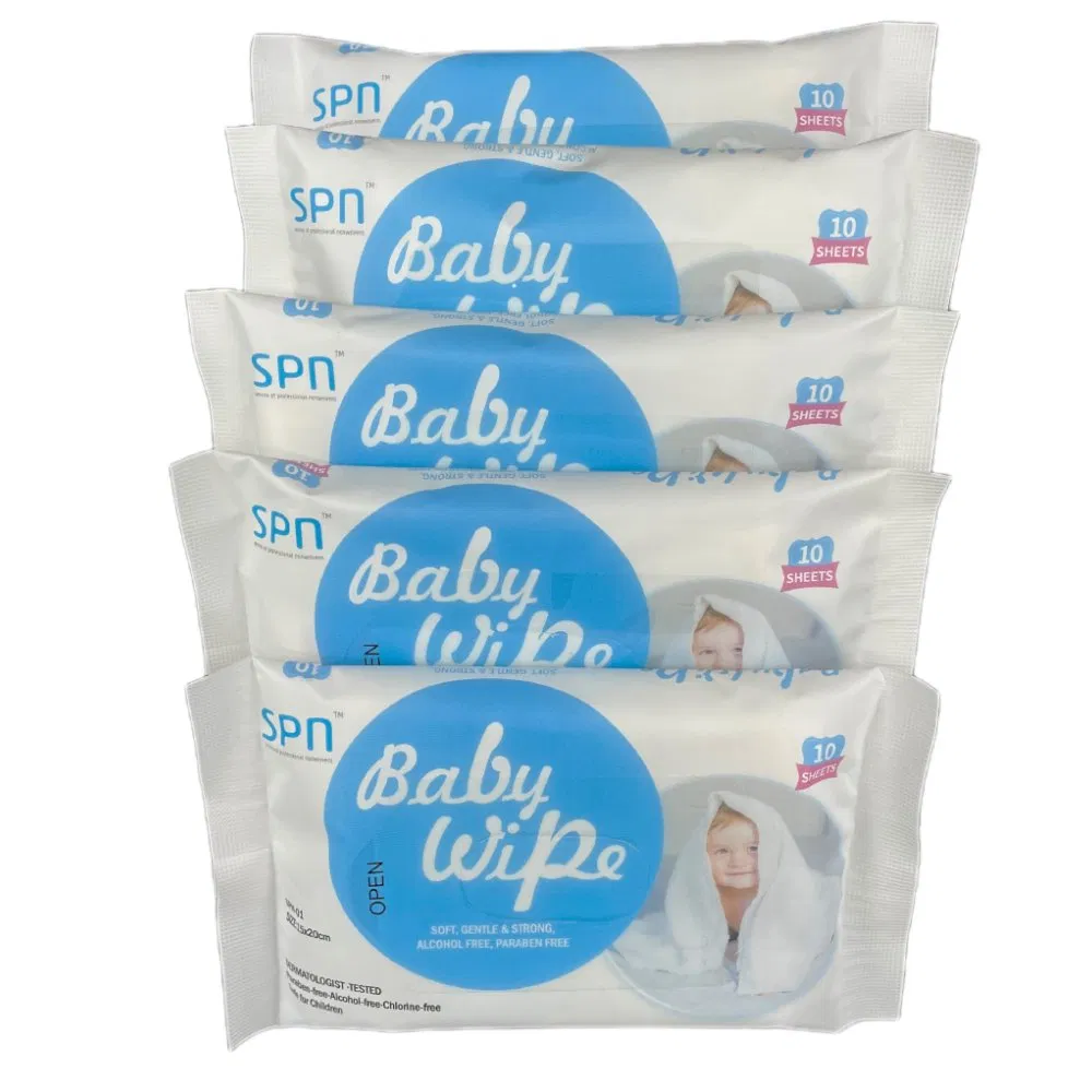 35-80GSM Cooling OEM Soft Pack, Plastic Tube and So on Flushable Wipes Clean Towel