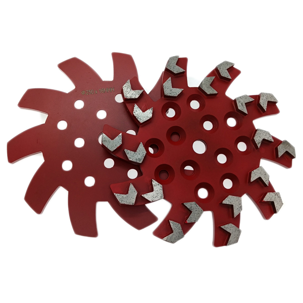 Алмазный шлифовальный круг 250 мм для бетона и металла