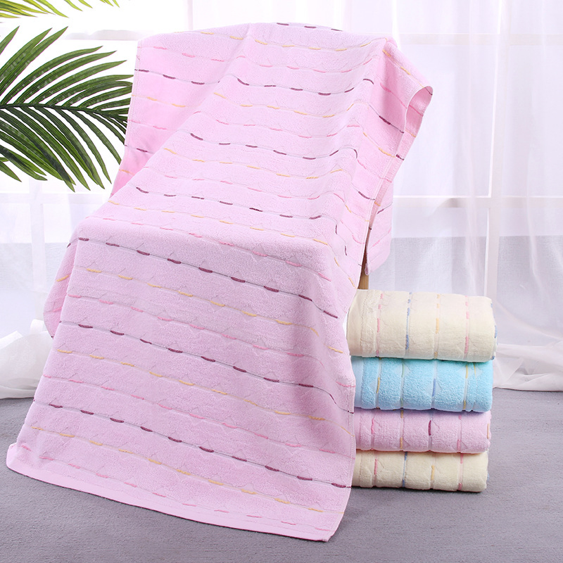Five-Star Hotels and High-End Cotton Towel Female Household Water Absorption Drier with Thick Cotton Bath Towel