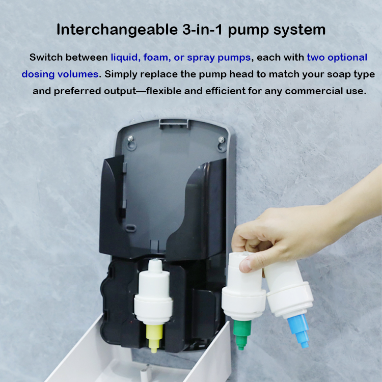 Автоматический дозатор для мыла Smarlean с 6 насадками