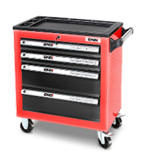 3-Drawers Utility Rolling Tool Chest Cabinet Heavy Duty Industrial Cabinet with Wheels for Garage