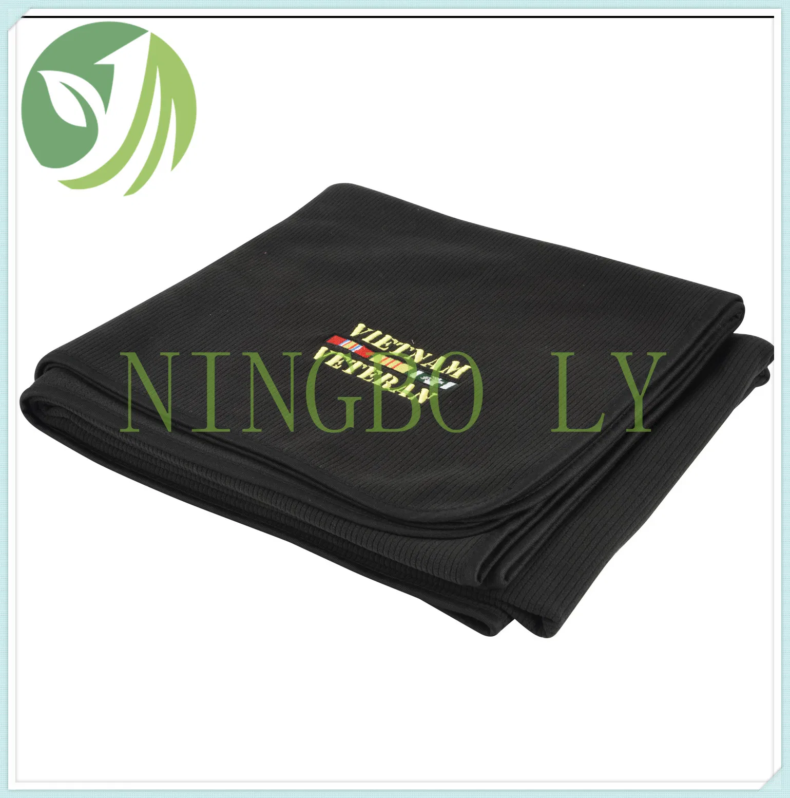 Blanket Whith Embroider Double Side Fleece