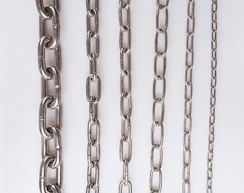 Galvanized Surface of Welded Heat Treated Steel Chain