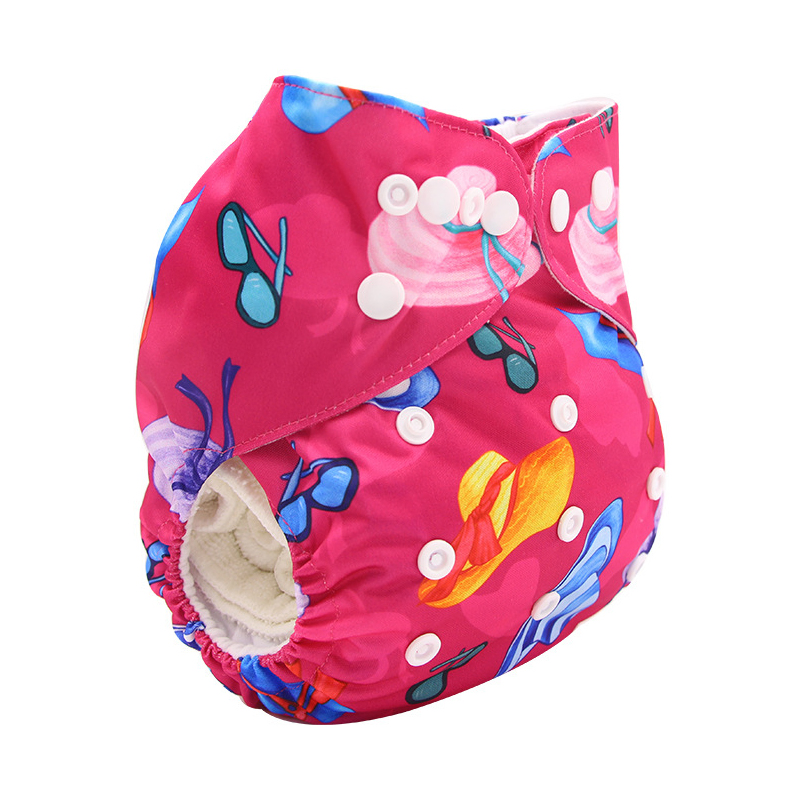 New Patterns of Washable Breathable Diaper Pants for Babies Aged 0-3 Years Old with Leak-Proof Cloth Pockets