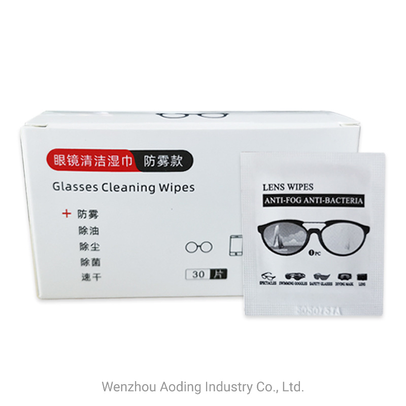 2025 Portable Anti Fog Wipes Screen Lens Cleaning Individual Wet Wipes