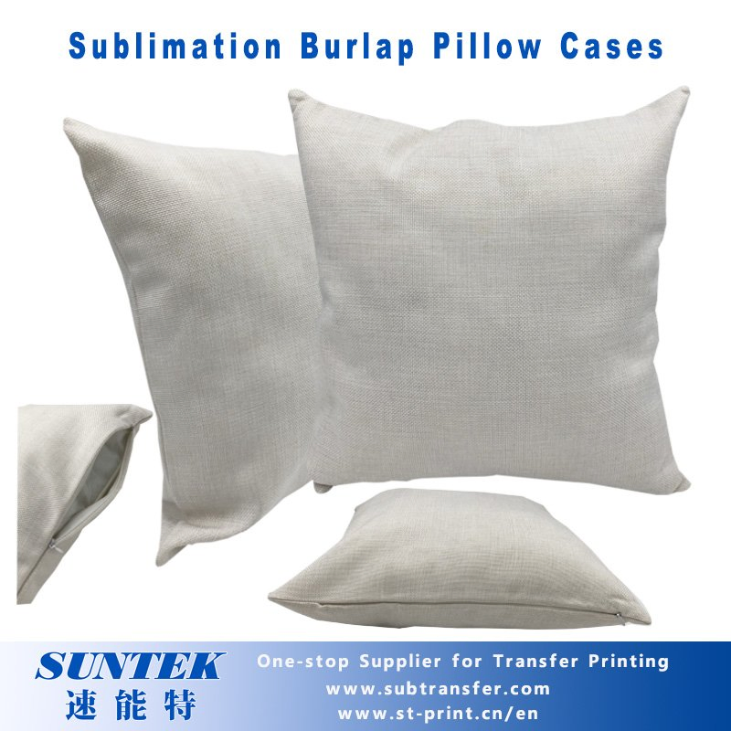 Sublimation Blank Linen Burlap Pillow Cases