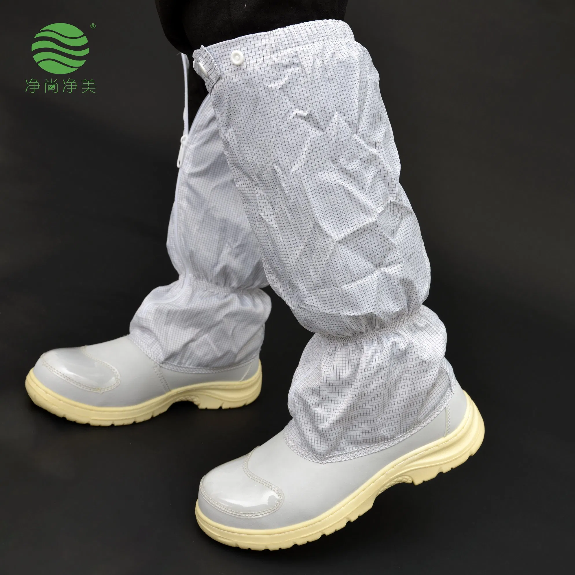 Reusable Washable White Various Size Antistatic Safety Shoes ESD Cleanroom Covers Boots