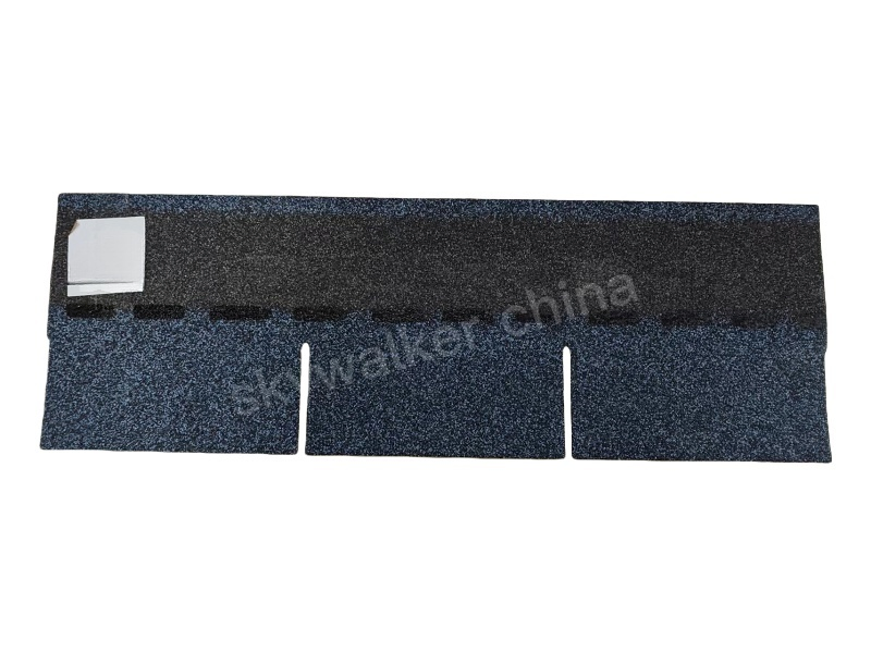 Blue Particles Monolayer Roofing Asphalt Shingles Metal Sheet