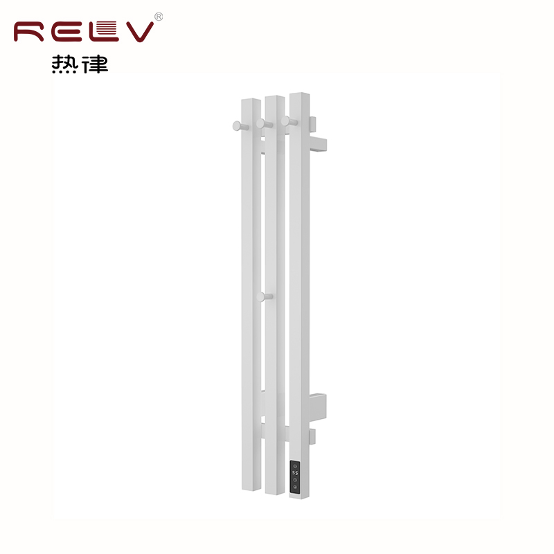 Vertical Multi-Bar Electric Heated Towel Rack Wall Mounted 304 Stainless Steel Bathroom Warmer