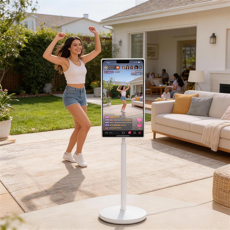 Портативный смарт-телевизор Veto 24 дюйма с тележкой