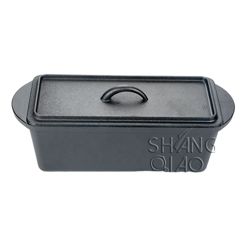 Чугунная форма для хлеба с крышкой