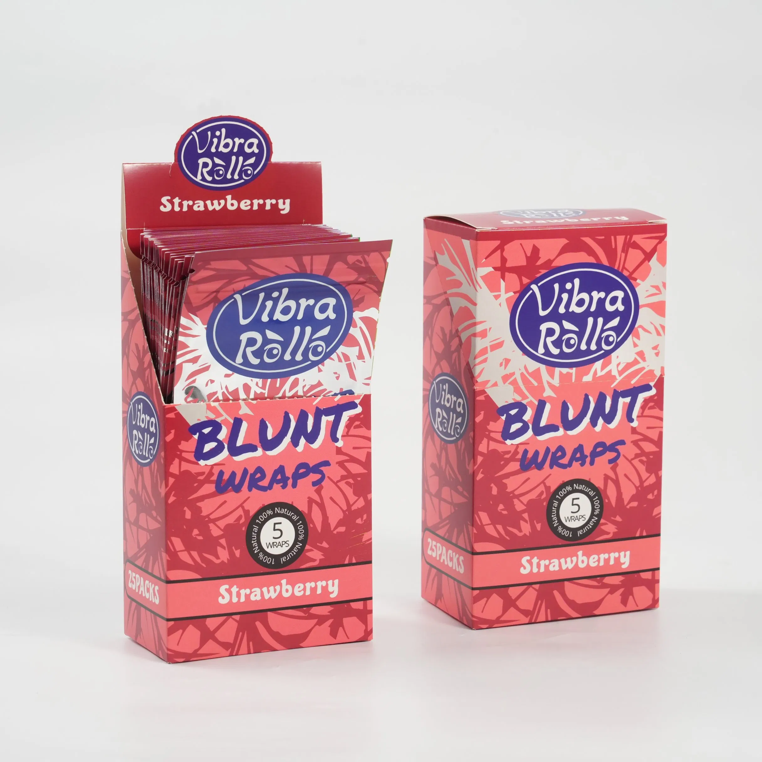 Slow - Burning Customized Flavor Rolled Blunt Wraps