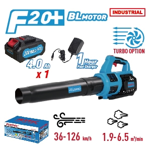 Fixtec Cordless Leaf Blower for 20V Max Battery Electric Air Blower with Brushless Motor 6 Variable Speed 2-in-1 Handle Electric Blower and Vacuum Cleaner